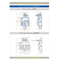 Hydraulische Mehrfach-Richtungs-Monoblock-Ventile für Lkw